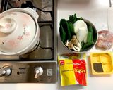 冬の季節に☆たっぷり野菜のカレー鍋☆作り方1写真