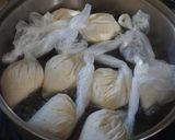 非常食★蒸しパン「基本」　ＨＭとポリ袋作り方4写真