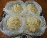 非常食★蒸しパン「バナナ」ＨＭとポリ袋作り方5写真