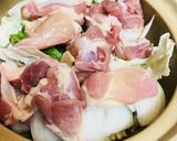 バター風味の鶏肉の色々野菜の寄せ鍋うどん作り方2写真