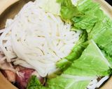 バター風味の鶏肉の色々野菜の寄せ鍋うどん作り方3写真