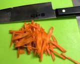 ちくわとにんじんの炒め煮作り方1写真