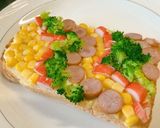 クリスマスカラー☆ 朝食☆楽しいトースト作り方5写真