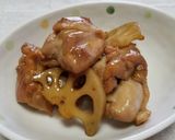 ☆鶏もも肉とレンコンの甘辛炒め☆作り方7写真