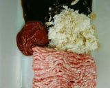 旨っ♥こってり旨味ひき肉の玉ねぎサンド作り方3写真