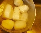亀甲形里芋の含め煮【2012年のおせち】作り方4写真