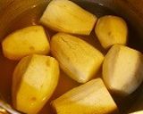 亀甲形里芋の含め煮【2012年のおせち】作り方16写真