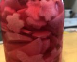 お正月にお勧め　赤大根の甘酢漬け作り方5写真