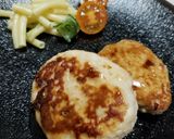 ☆はんぺん入り♪ふわふわハンバーグ☆作り方6写真