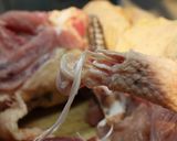 468食材■ブレス産七面鳥のさばき方作り方8写真