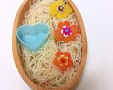 ビーフンと常備菜 お花 クリスマス弁当作り方4写真