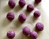 紫芋パウダーで★ピンクのスノーボール作り方5写真