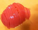 簡単！華やか！【トマトdeバラの花】作り方4写真