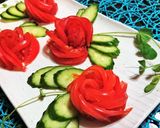 簡単！華やか！【トマトdeバラの花】作り方10写真