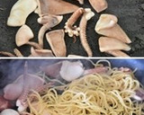 お祭り屋台のいか焼きソース焼きそば作り方2写真