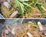 お祭り屋台のいか焼きソース焼きそば作り方3写真