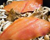 鮭ときのこの炊き込みご飯作り方6写真