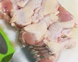 鷄の手羽元のピリ辛煮作り方1写真
