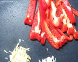 レンコンと豚肉とパプリカの中華風黒酢炒め作り方3写真