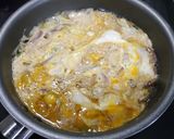 疲労回復！親子丼アスパラ+作り方3写真