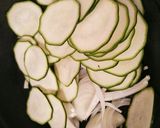 スライサーで包丁いらずホタテのキムチ炒め作り方1写真