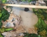 菜の花と豚肉のあんかけ作り方7写真