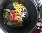完了期☆ナポリタンうどん作り方6写真