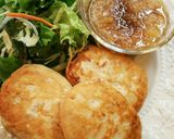 蓮根と豆腐の鶏つくねバーグ！照焼きソース作り方4写真