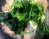 ほうれん草と牡蠣のソテー作り方5写真