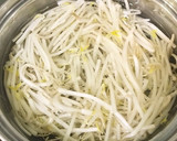 ほうれん草ともやしの胡麻和え作り方1写真