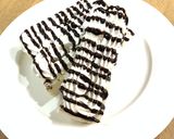 簡単☆喫茶店のクリームとチョコのトースト作り方3写真
