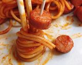 お弁当にポン♡ひと口 ナポリタンサンド♡作り方5写真