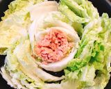 簡単鍋♡白菜とツナのフライパン蒸し作り方2写真