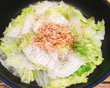 簡単鍋♡白菜とツナのフライパン蒸し作り方4写真