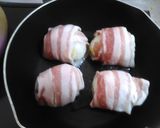 たくあん入り肉巻きおにぎり作り方4写真