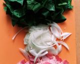 豆乳で作る♬うどんカルボナーラ作り方1写真