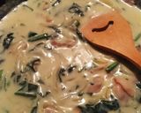 豆乳で作る♬うどんカルボナーラ作り方4写真
