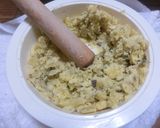 サツマイモと白チーズのサラダ　柿入り作り方6写真