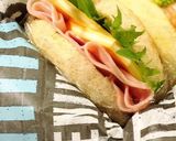 イングリッシュマフィンのサンドイッチ作り方4写真
