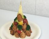 唐揚げクリスマスツリー作り方4写真