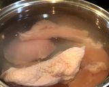 生姜を効かせて 鶏と卵の中華風お粥作り方2写真