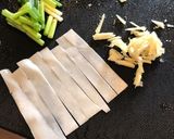 生姜を効かせて 鶏と卵の中華風お粥作り方6写真