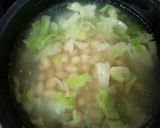 ☆キャベツ・ベーコン・大豆入りスープ☆作り方3写真