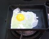 目玉焼き ソーセージ ご飯作り方4写真