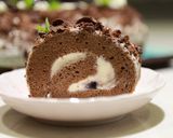 クリスマス＊チョコロールケーキ作り方22写真