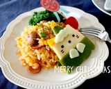 すみっコぐらしねこデコキャラ弁クリスマス作り方4写真