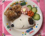 簡単★スヌーピーおにぎり（キャラ弁）作り方16写真
