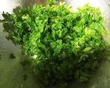 梅とわさび菜のおにぎり♪作り方2写真