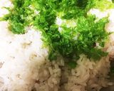 梅とわさび菜のおにぎり♪作り方3写真