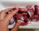 炊飯器で簡単♪蒸し砂肝のネギ塩かけ作り方2写真